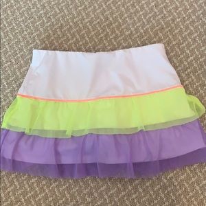 Girls Lucky in Love tennis skirt